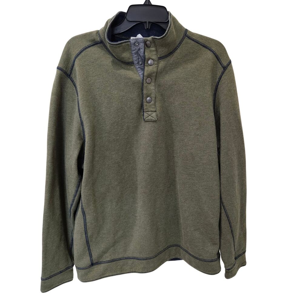 Men's Tommy Bahama Pull Over Sweater Reversible  Relaxed Size Large